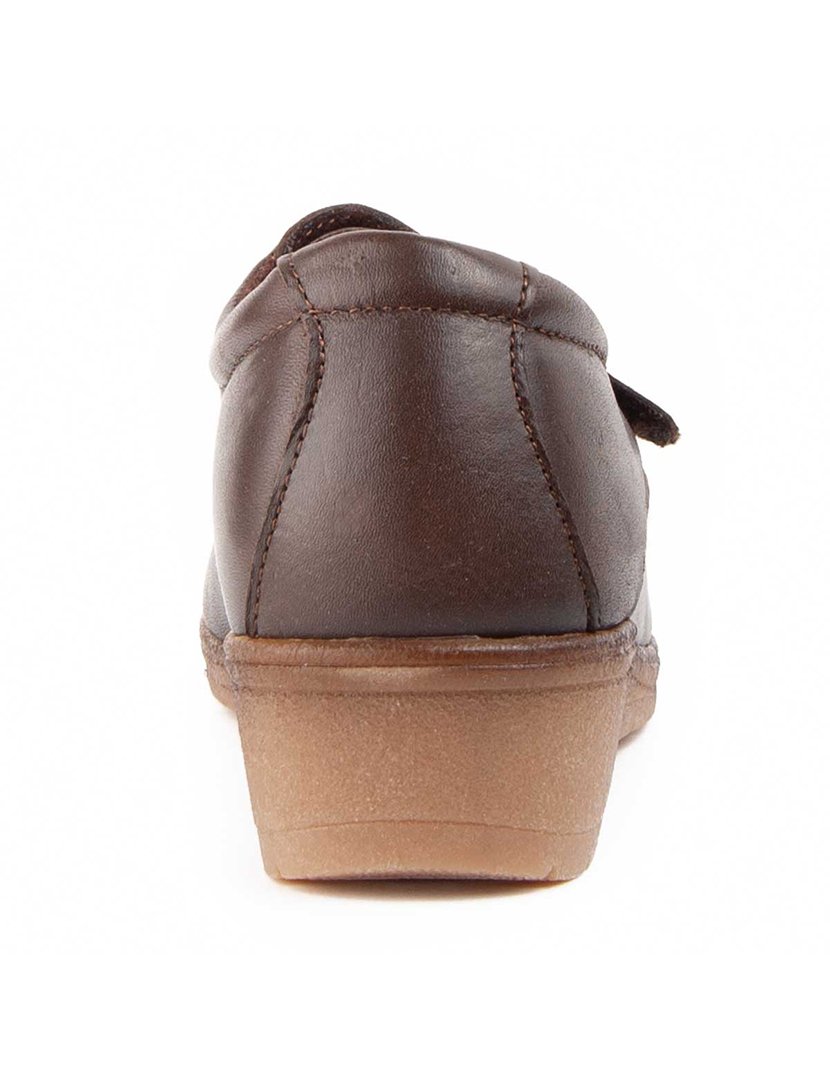 Mocassin Plataforma Senhora Castanho