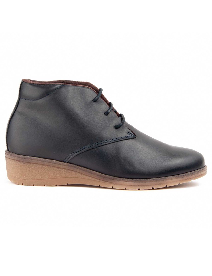 Botins Plataforma Senhora Azul