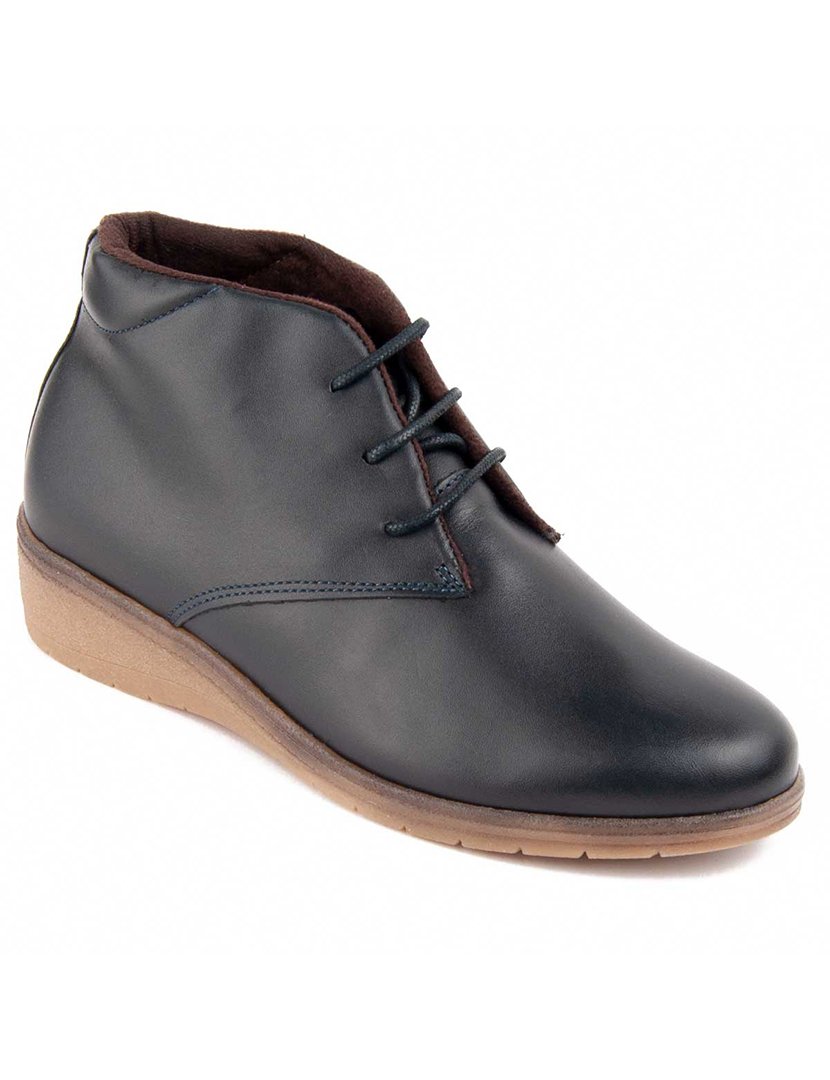 Botins Plataforma Senhora Azul