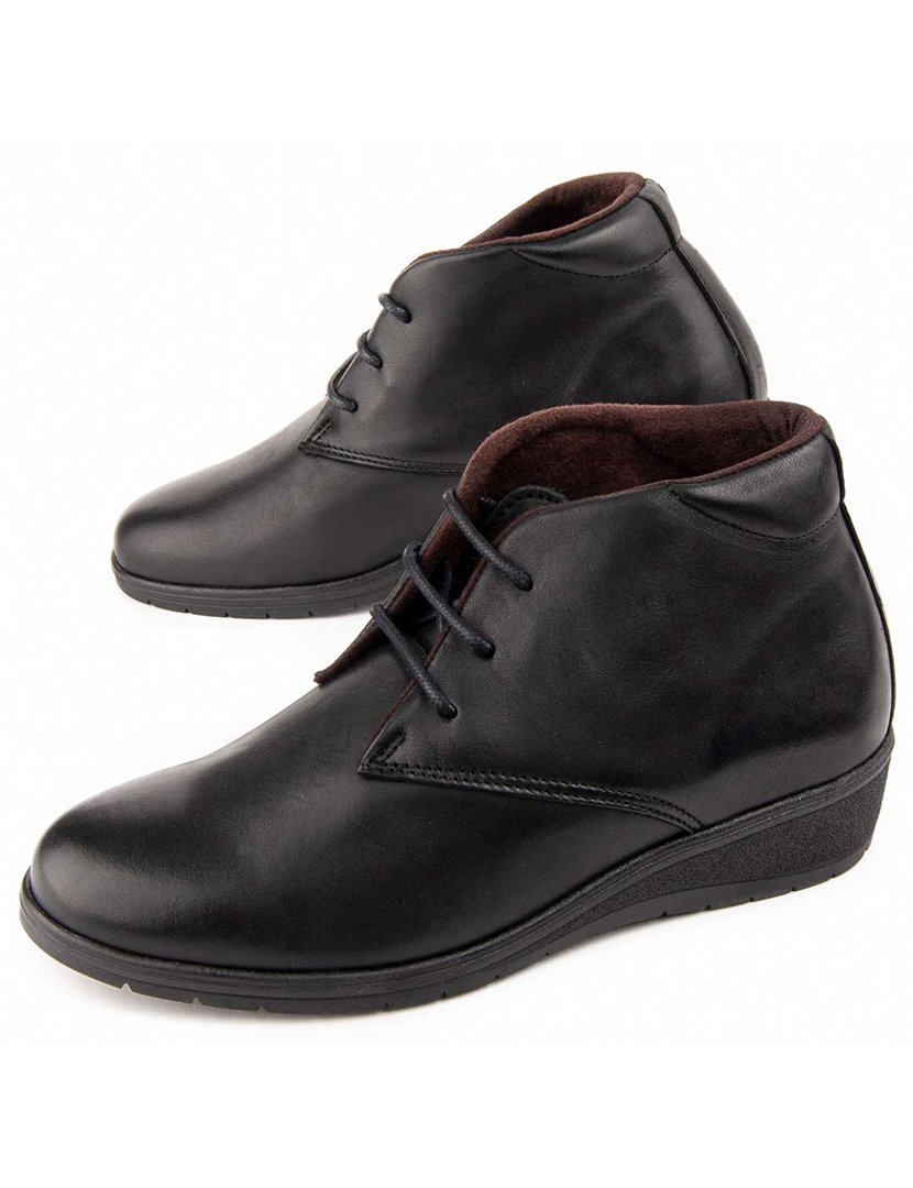 Botins Plataforma Senhora Preto