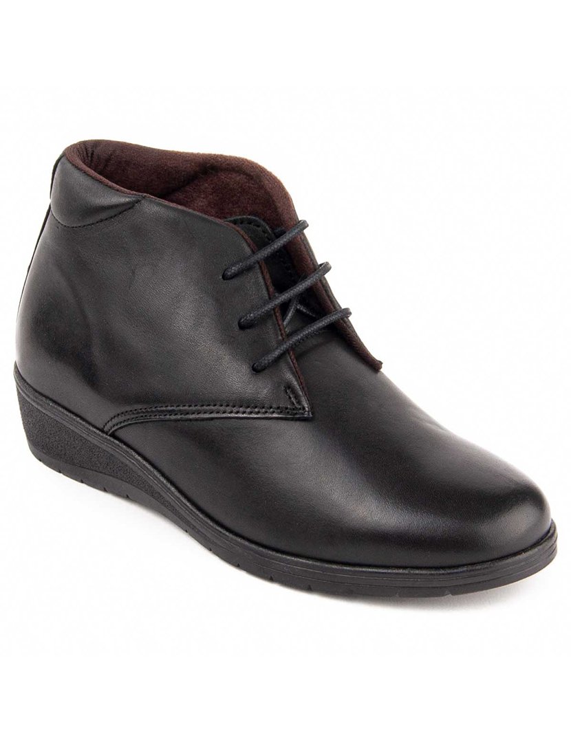 Botins Plataforma Senhora Preto