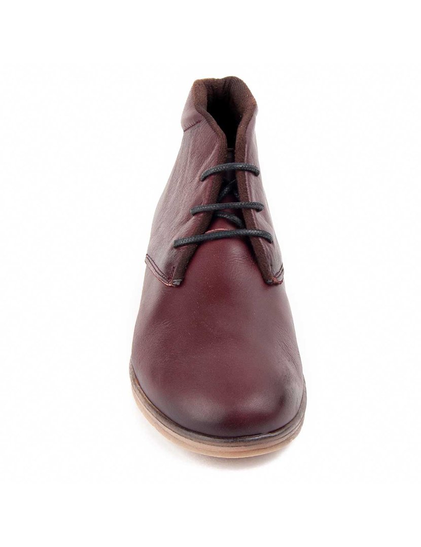 Botins Plataforma Senhora Vermelho