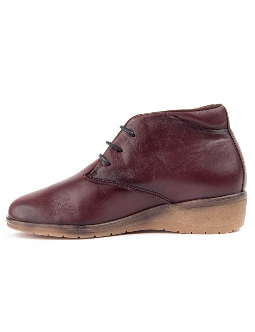 Botins Plataforma Senhora Vermelho
