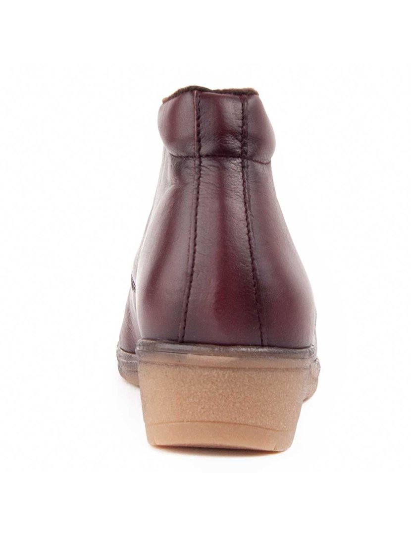 Botins Plataforma Senhora Vermelho