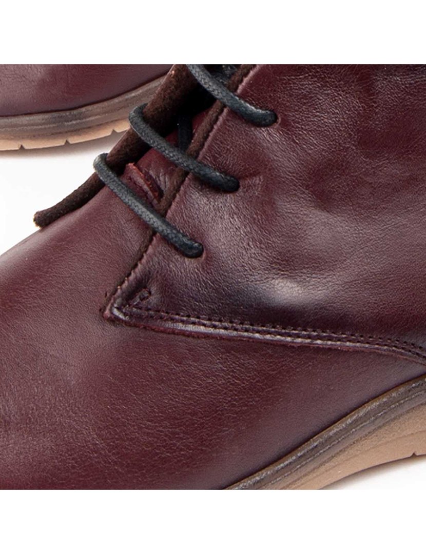 Botins Plataforma Senhora Vermelho