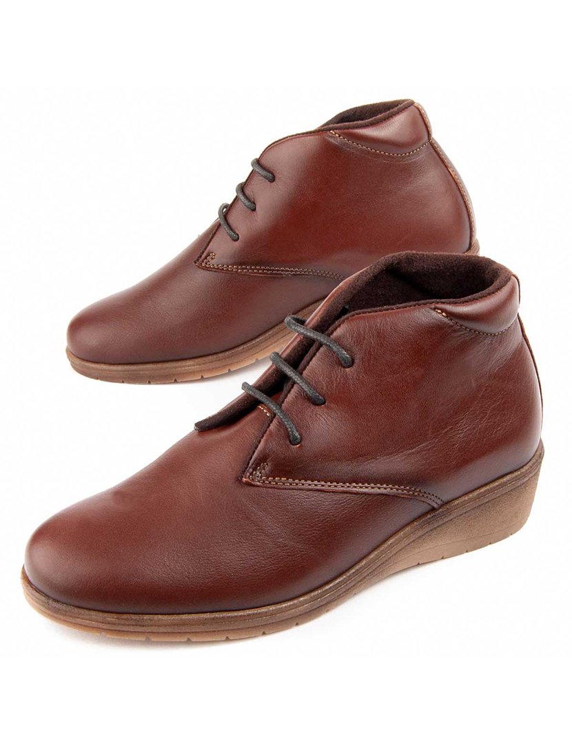 Botins Plataforma Senhora Castanho