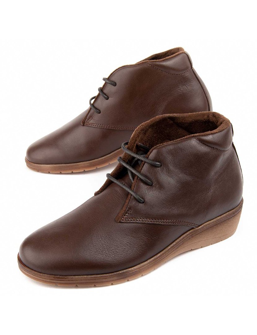 Botins Plataforma Senhora Castanho