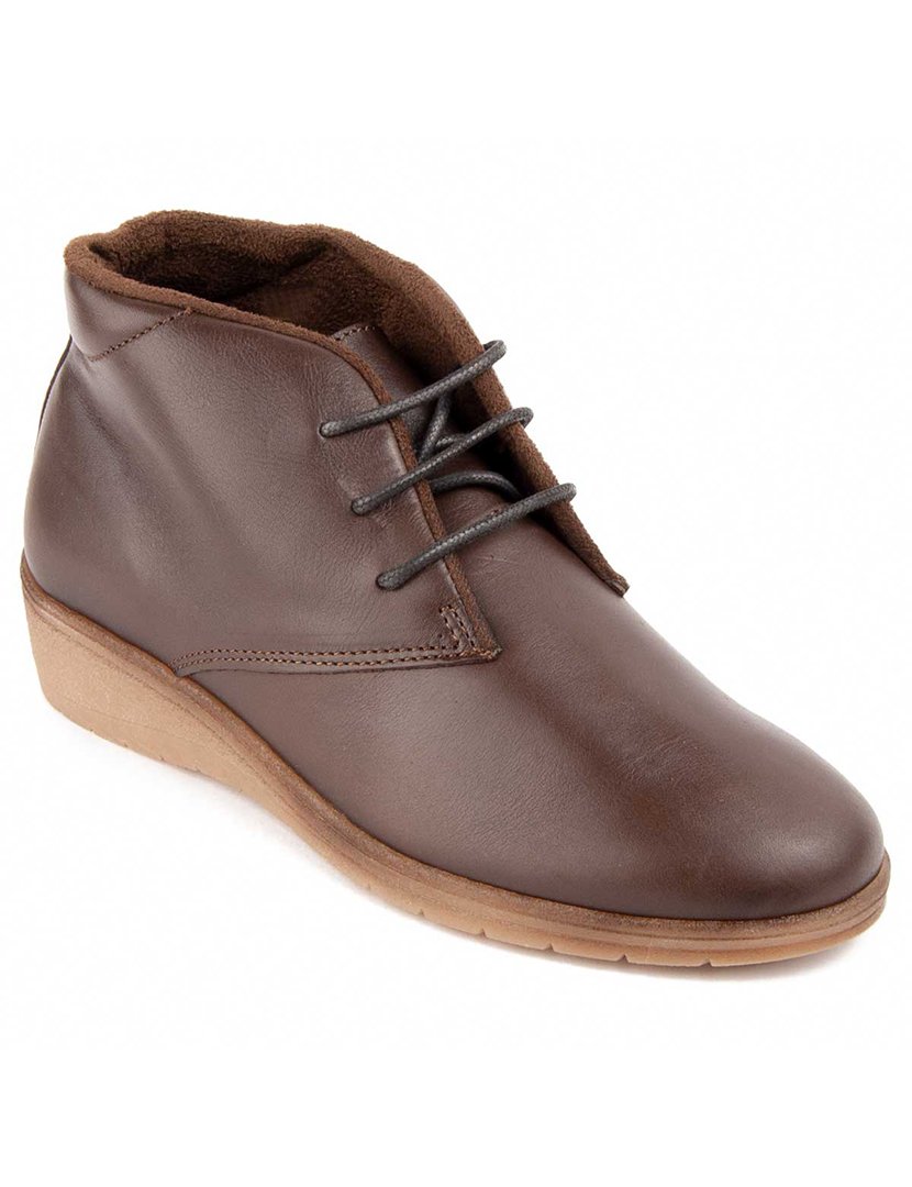 Botins Plataforma Senhora Castanho