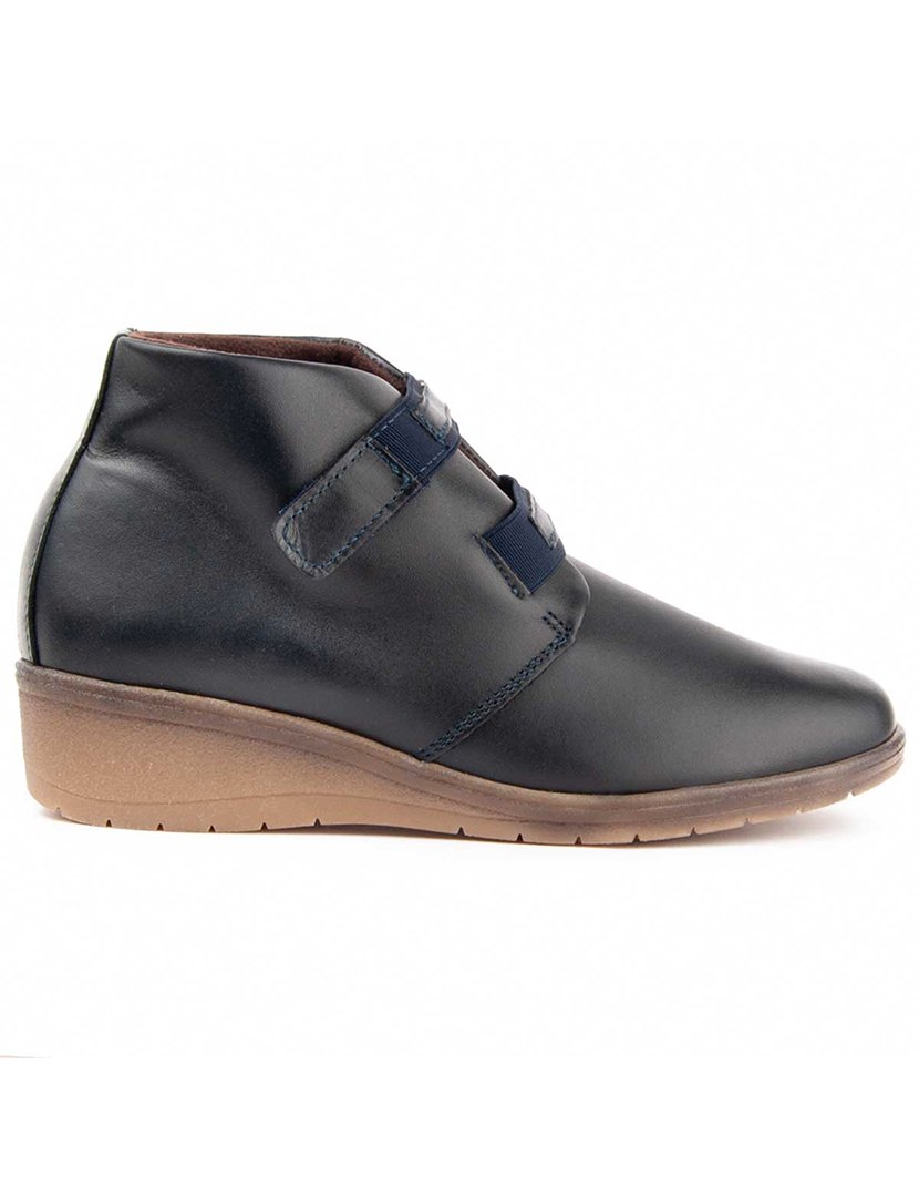 Botins Plataforma Senhora Azul