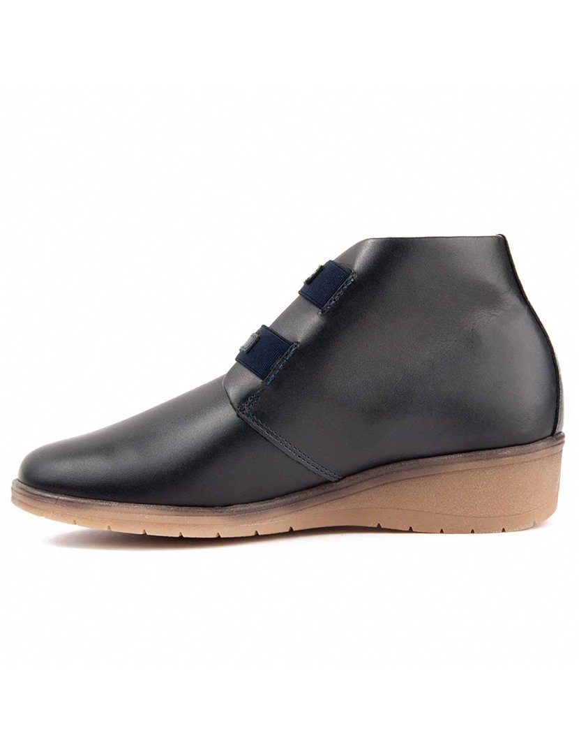 Botins Plataforma Senhora Azul