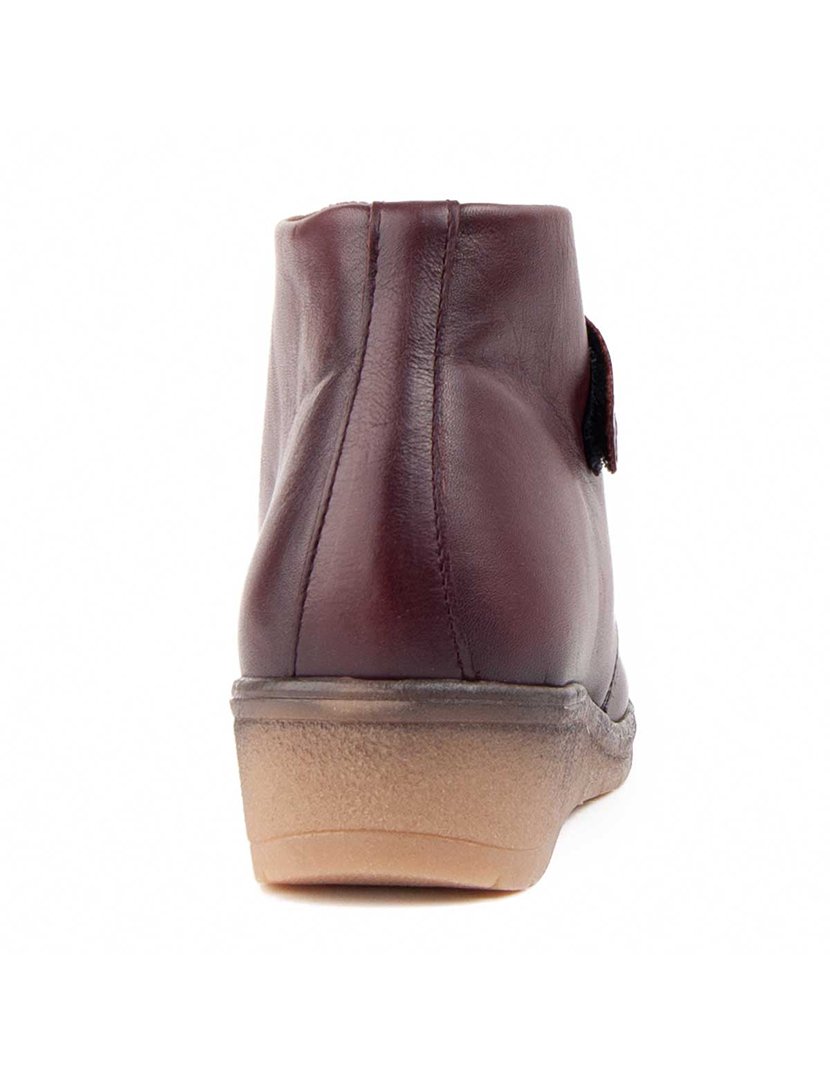 Botins Plataforma Senhora Vermelho