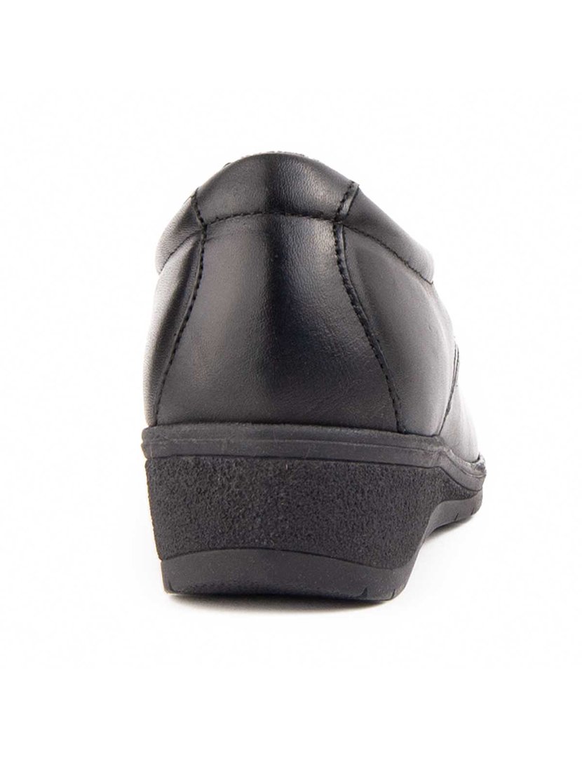 Sapatos Oxford Plataforma Senhora Preto