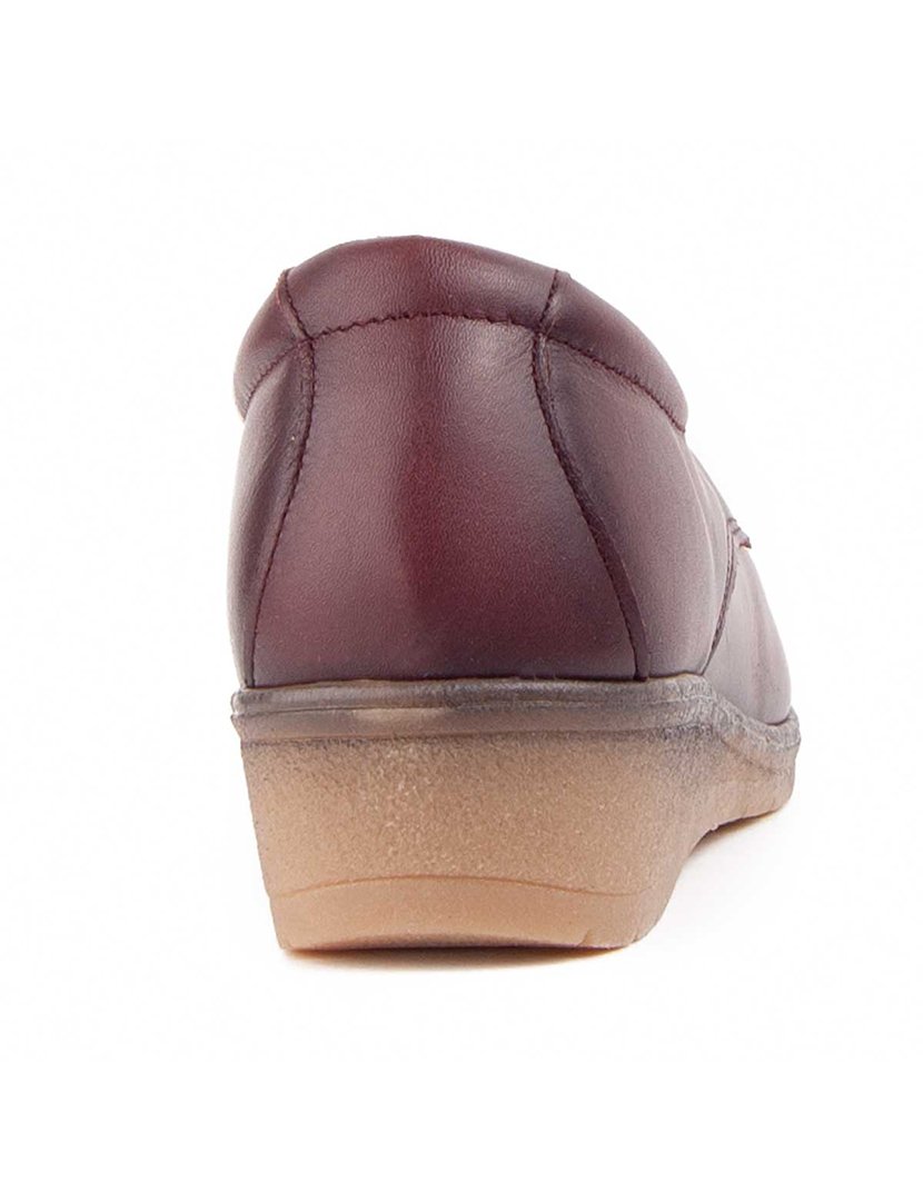 Sapatos Oxford Plataforma Senhora Vermelho