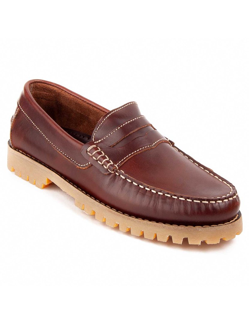 Sapatos Náuticos Homem Castanho