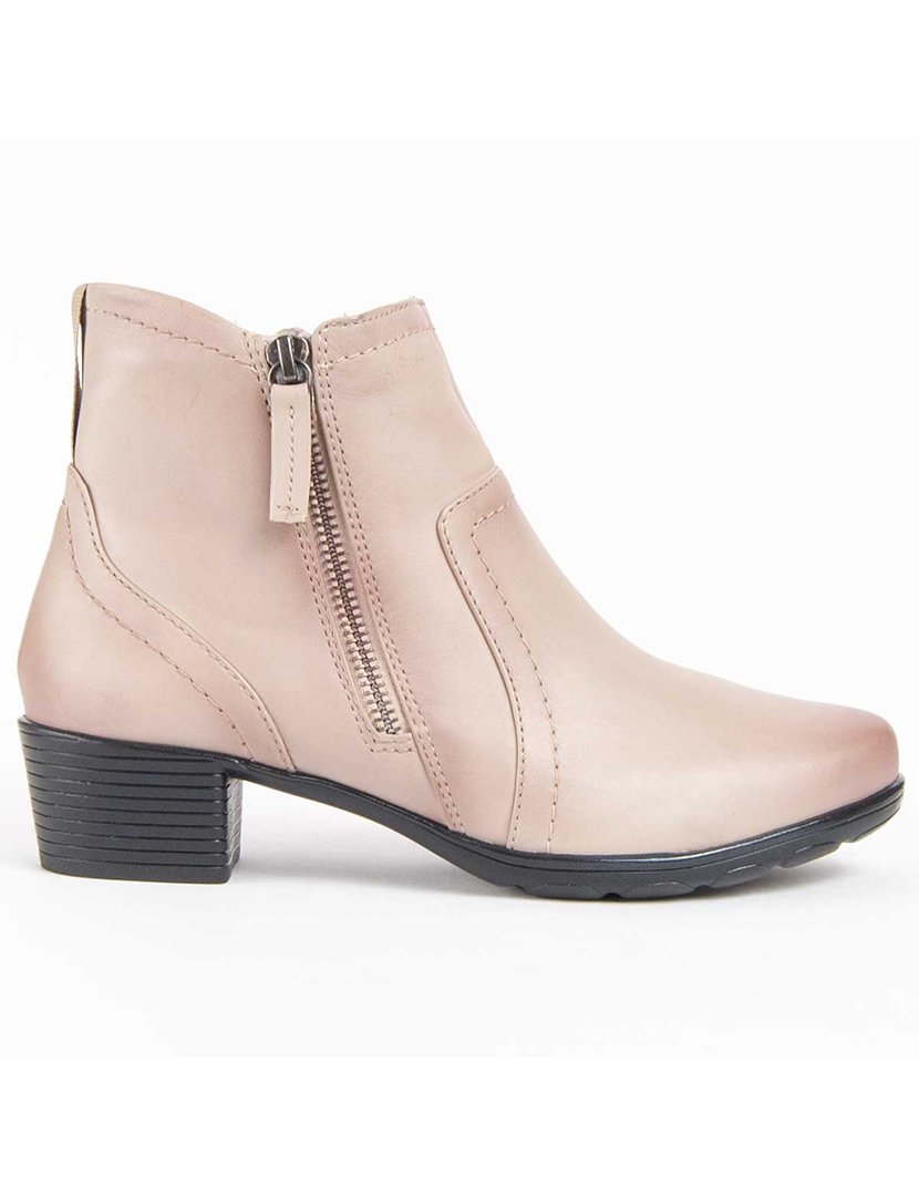 Botins com Salto Senhora Branco