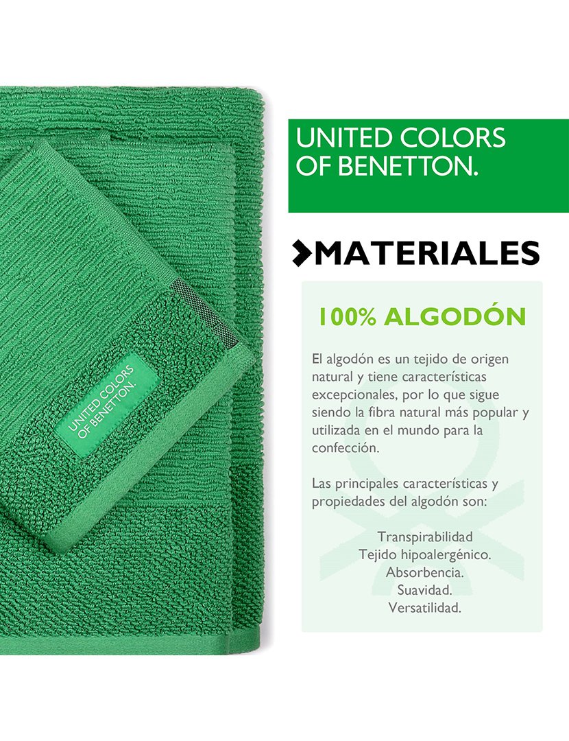 Conjunto 3 Toalhas Banho Rainbow Verde