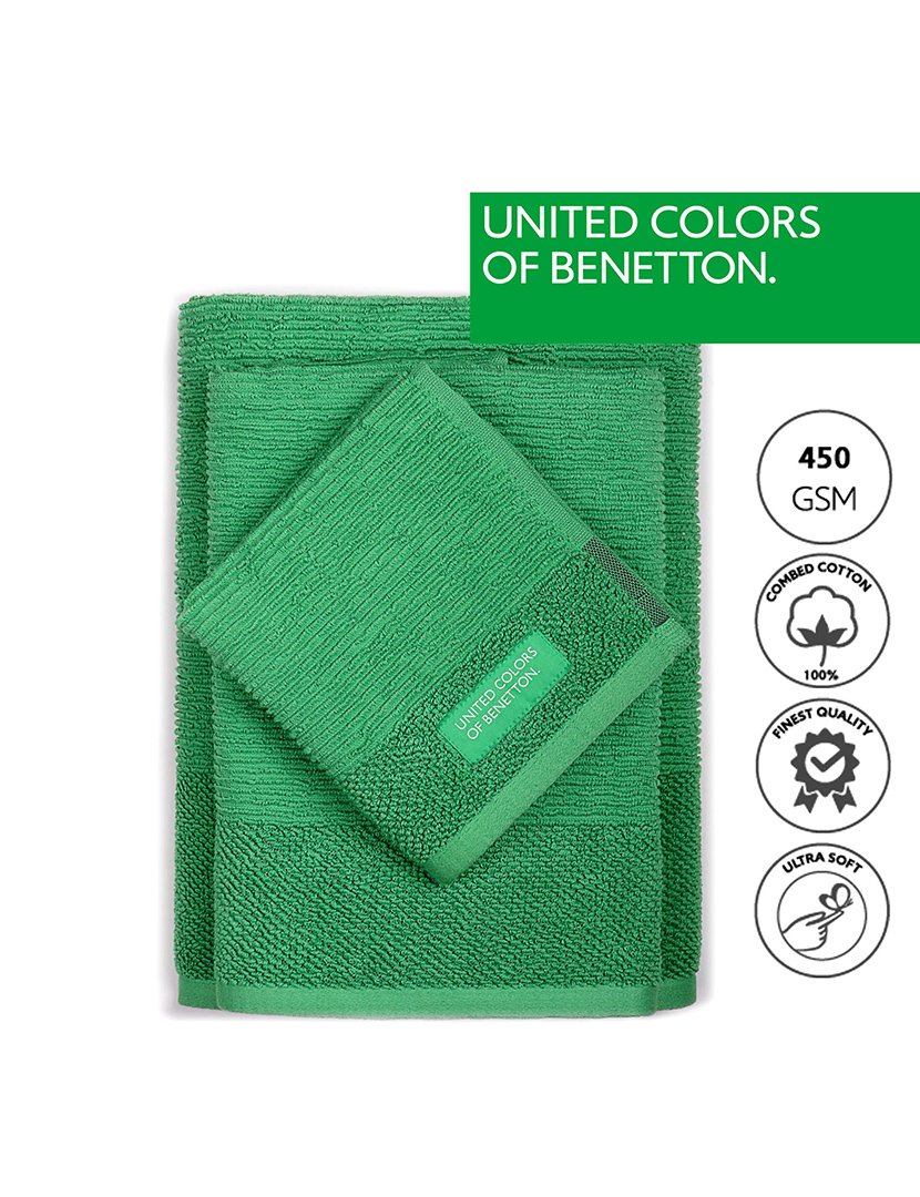 Conjunto 3 Toalhas Banho Rainbow Verde