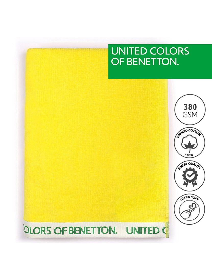 Toalha Praia Rainbow Amarelo 90x160 cm