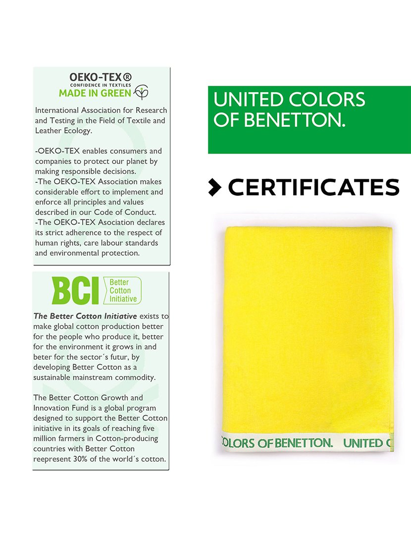 Toalha Praia Rainbow Amarelo 90x160 cm