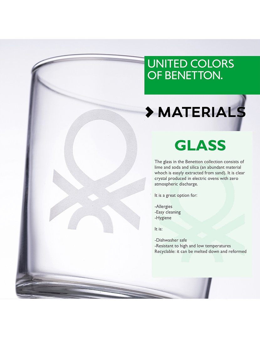 Conjunto 4 Copos Logo Branco