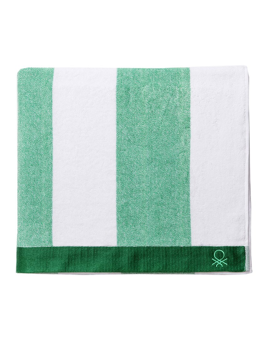 Toalha Praia + Bolsa Riscas Verde