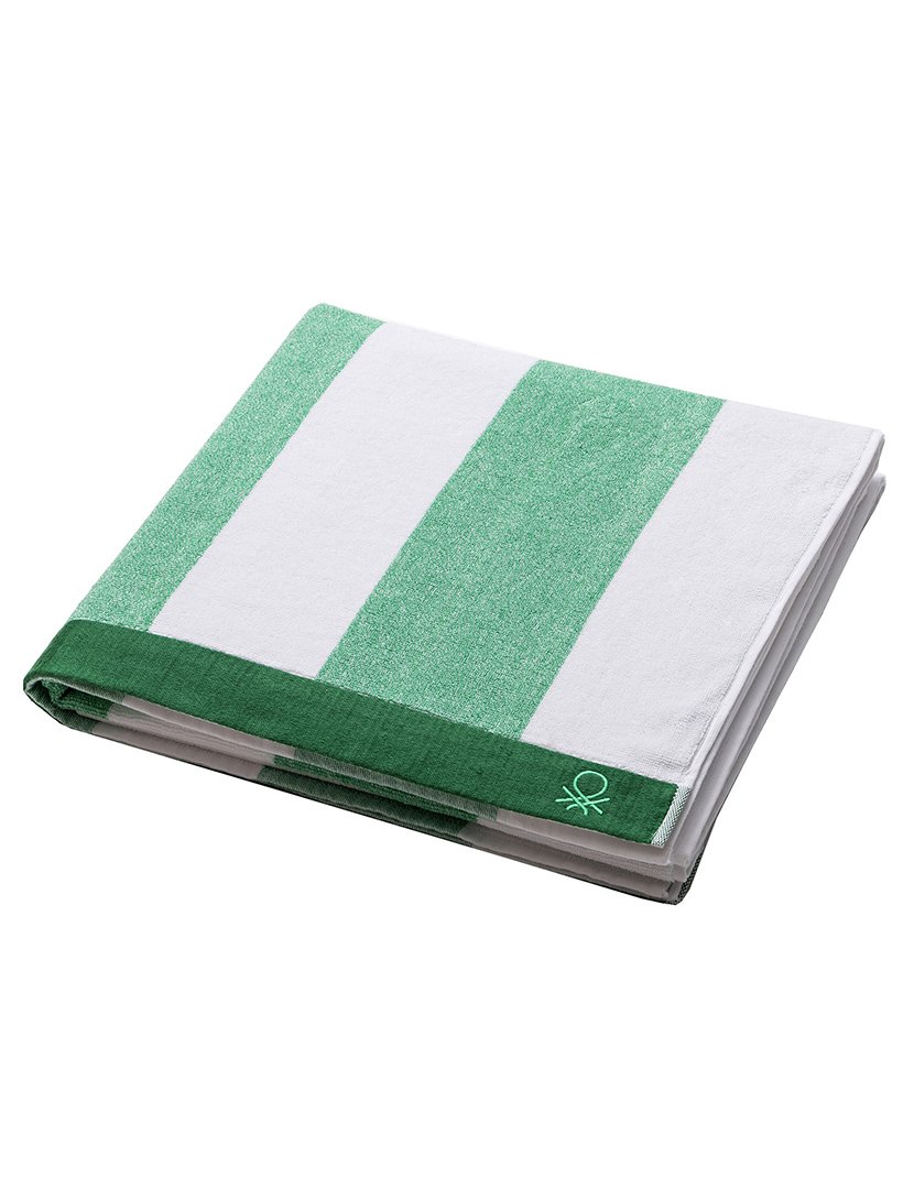 Toalha Praia + Bolsa Riscas Verde