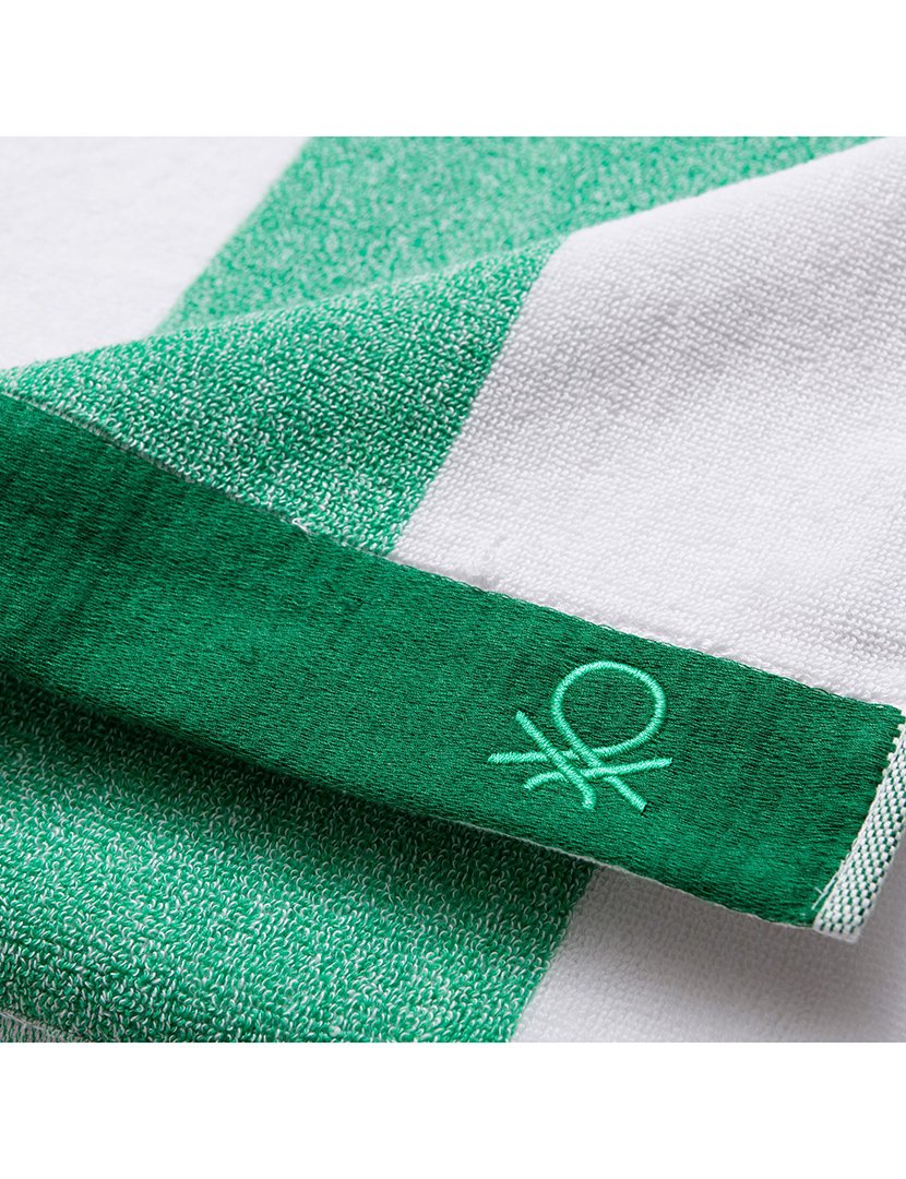 Toalha Praia + Bolsa Riscas Verde