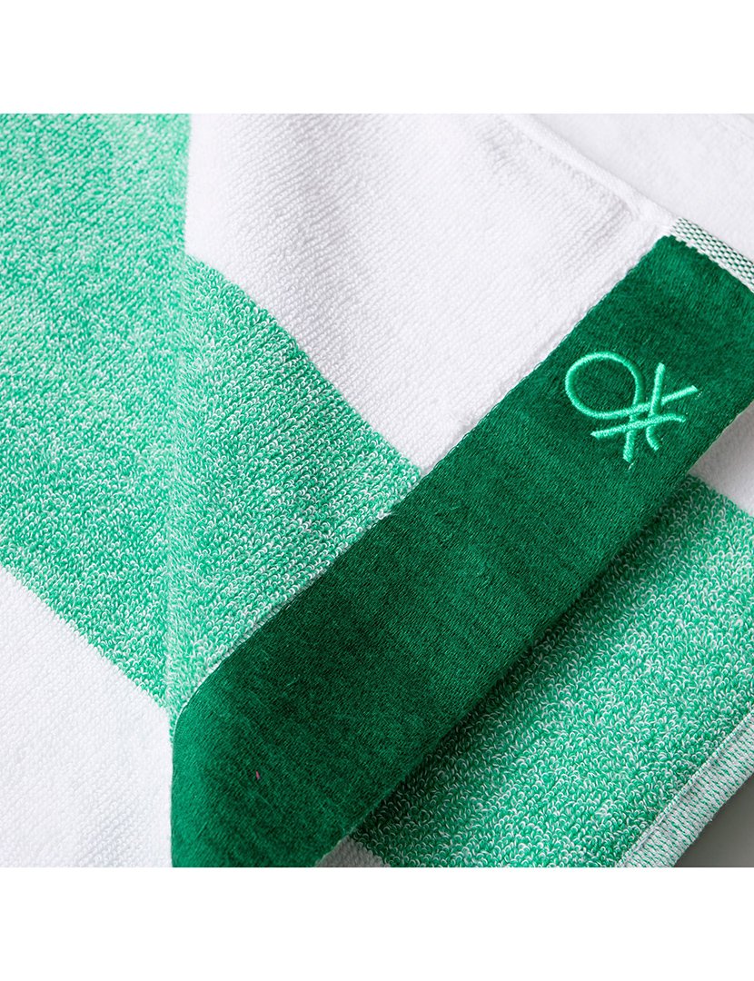 Toalha Praia + Bolsa Riscas Verde