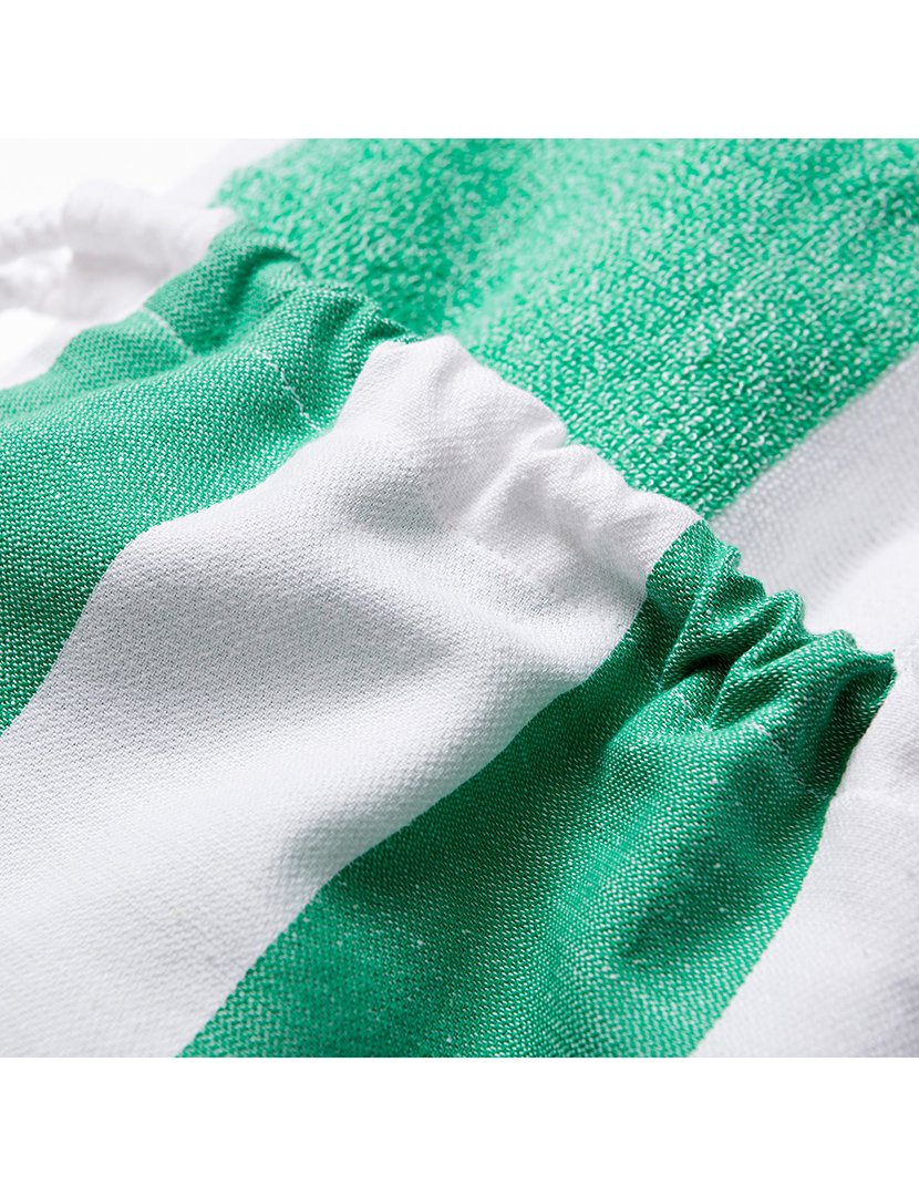 Toalha Praia + Bolsa Riscas Verde