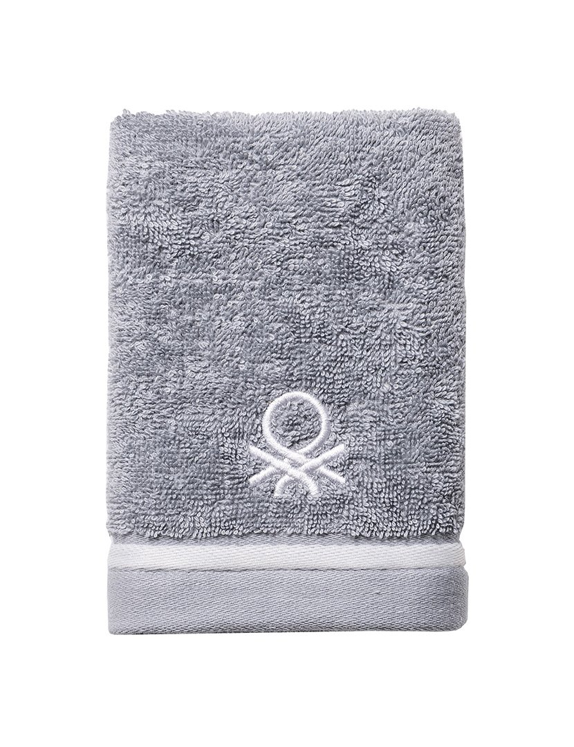 Conjunto 3 Toalhas Cinzento Logo