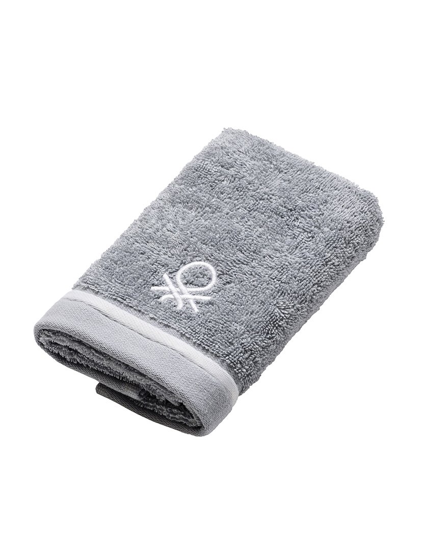 Conjunto 3 Toalhas Cinzento Logo