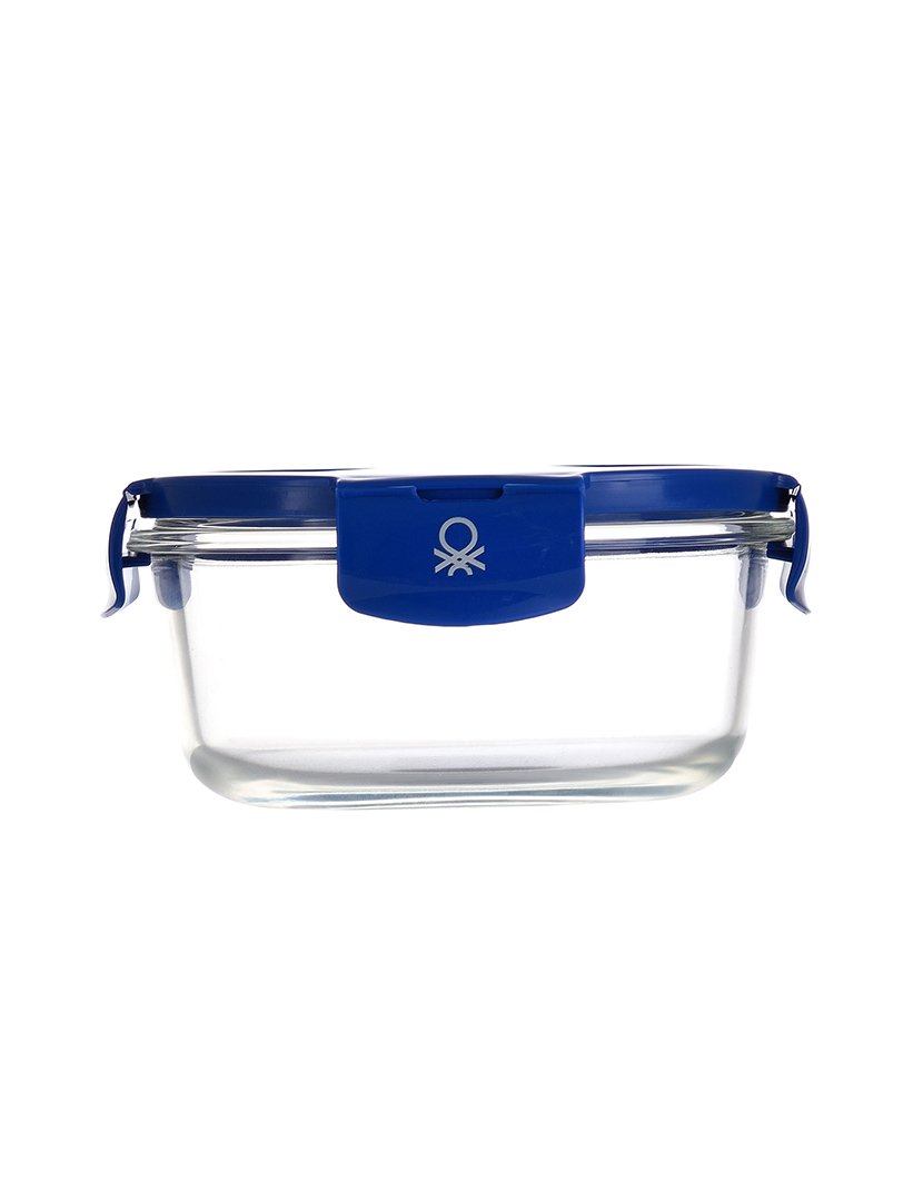 Caixa Hermética Redonda Azul 570 ml