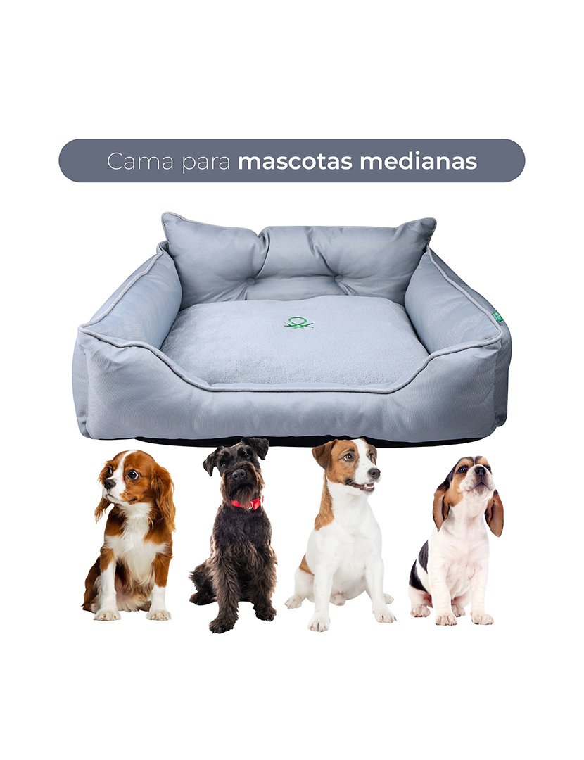 Cama Cão Cinzento 75x60 cm