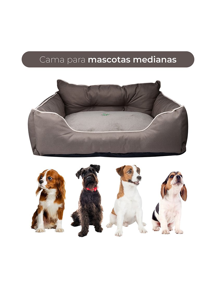 Cama Cão Castanho 75x60 cm