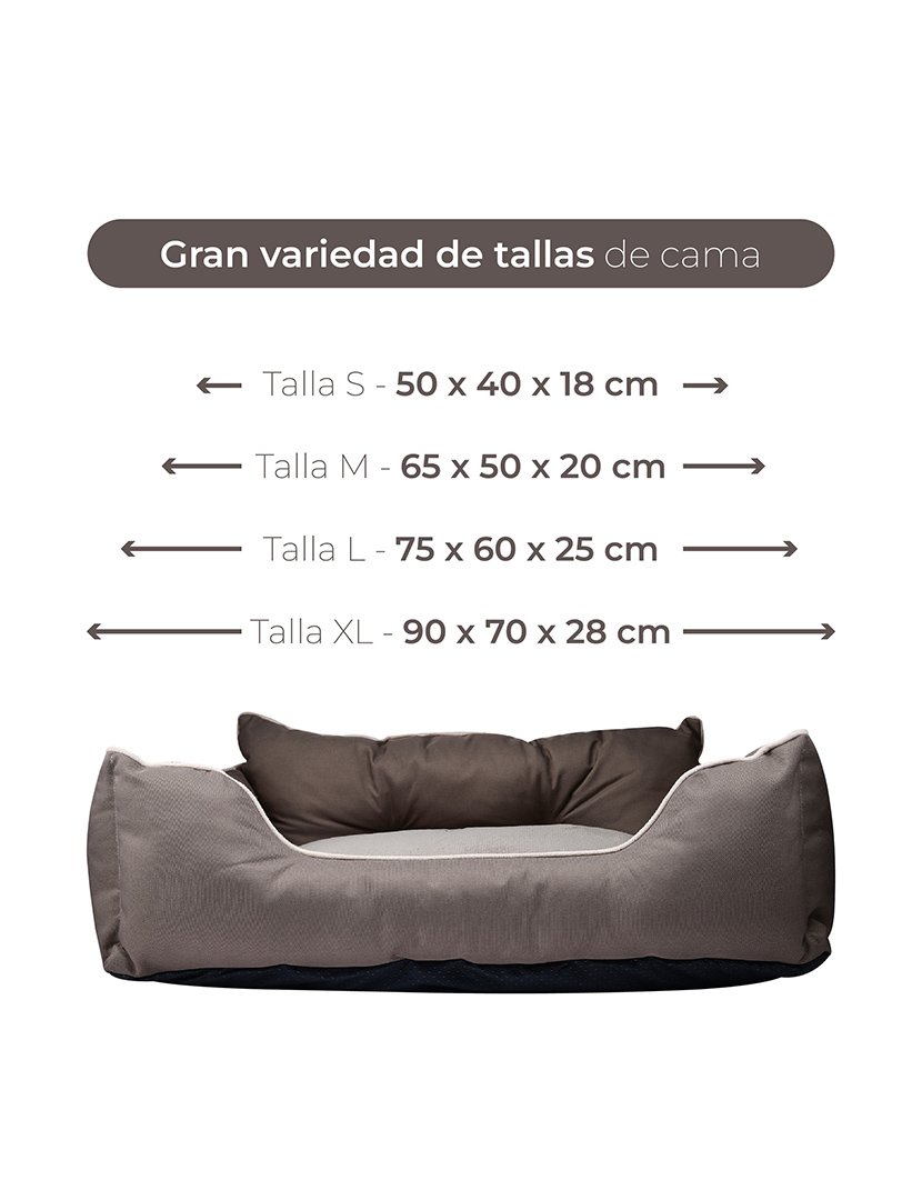 Cama Cão Castanho 90x70 cm