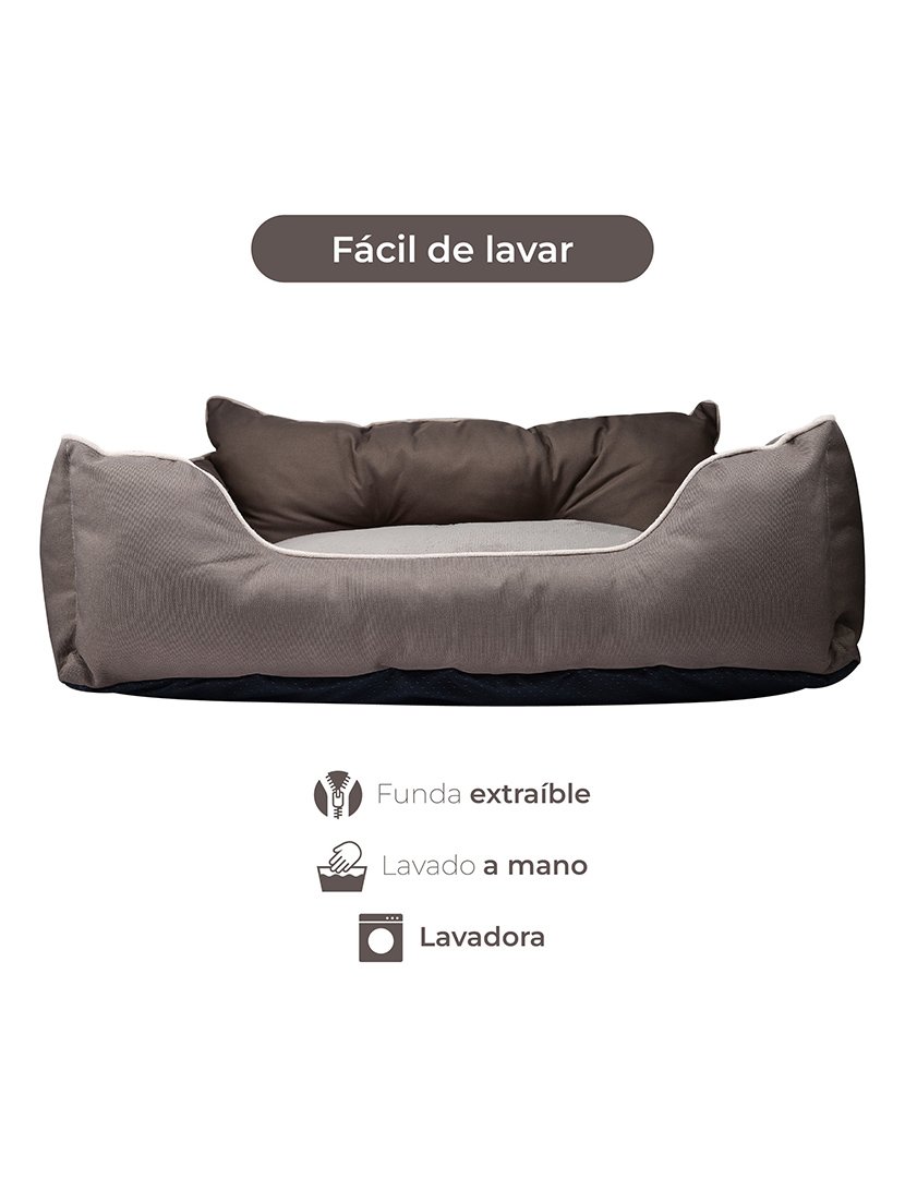 Cama Cão Castanho 90x70 cm