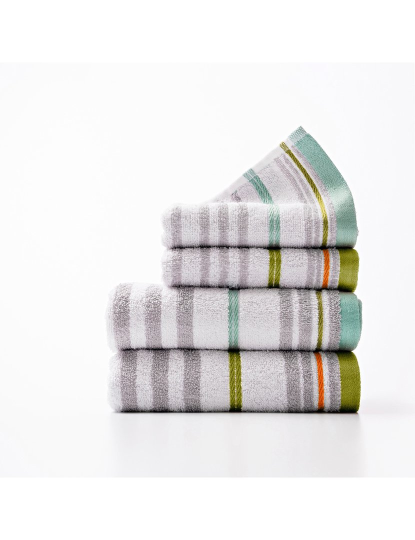 Conjunto 3 Toalhas Banho Rainbow Riscas