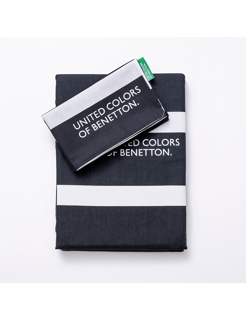 Conjunto Capa Edredon Black&White 135x200+80x80 cm