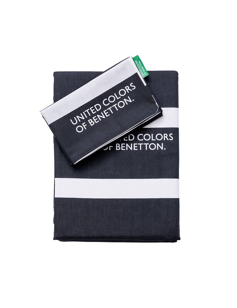 Conjunto Capa Edredon Black&White 155x220+80x80 cm