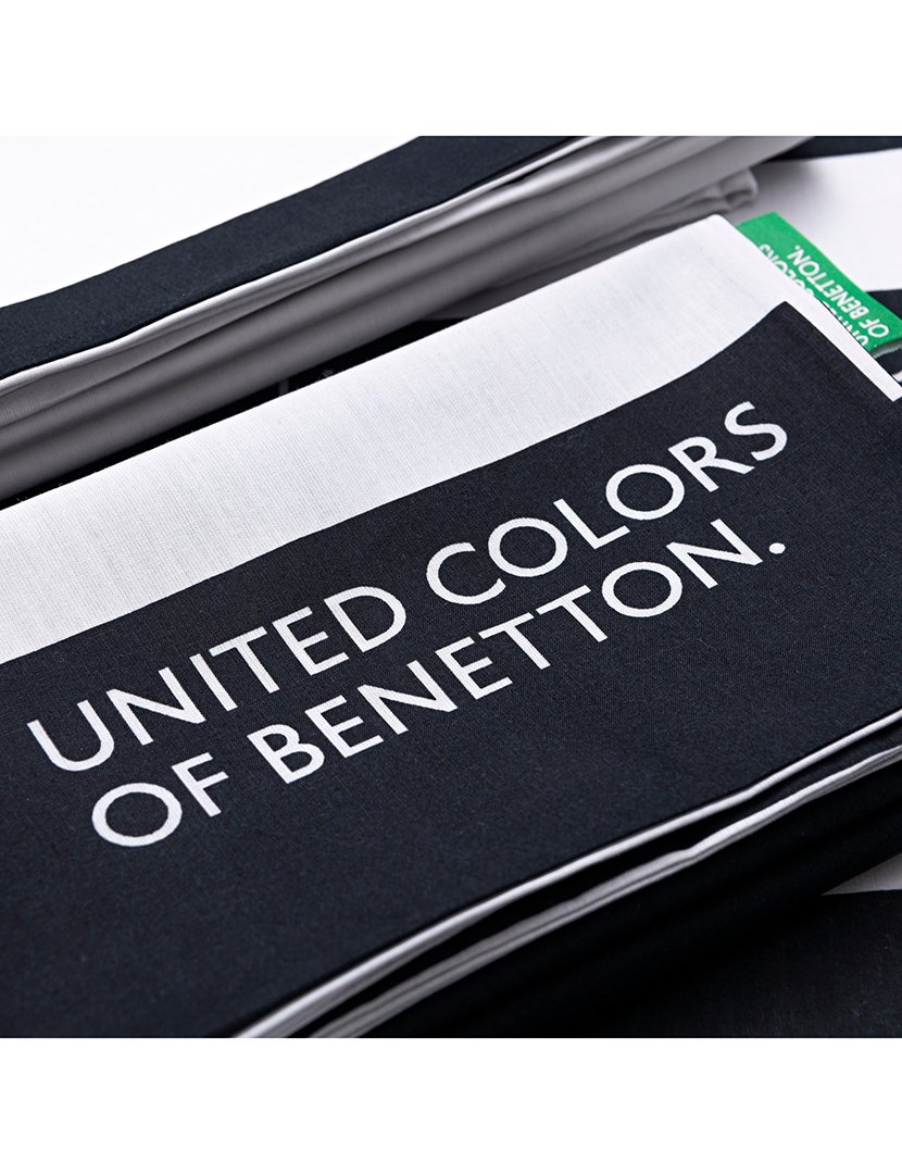 Conjunto Capa Edredon Black&White 200x200+80x80 cm