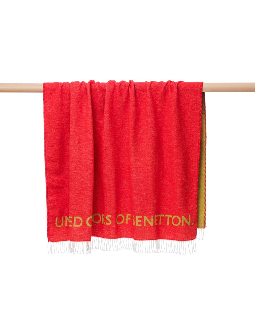 Manta Bicolor Rainbow Vermelho/Verde