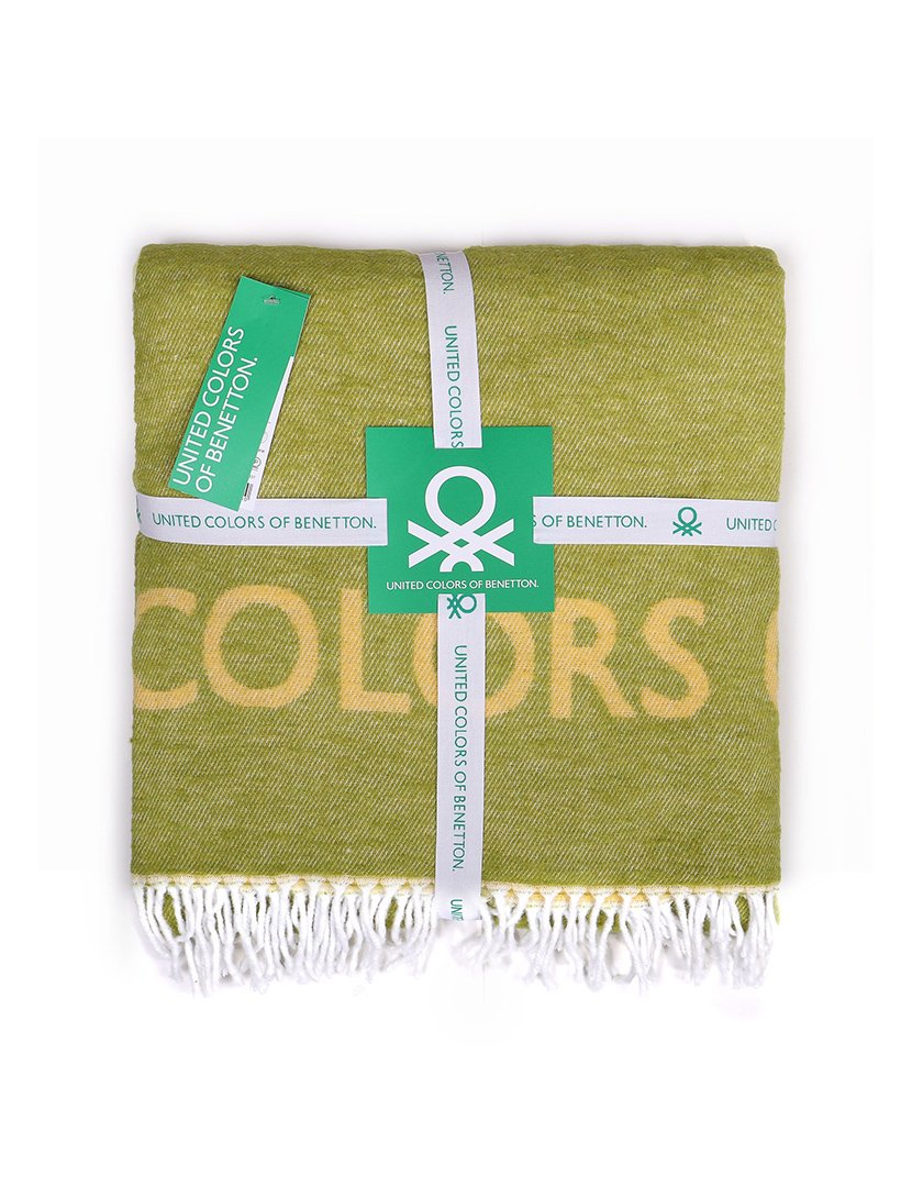 Manta Bicolor Rainbow Verde/Amarelo