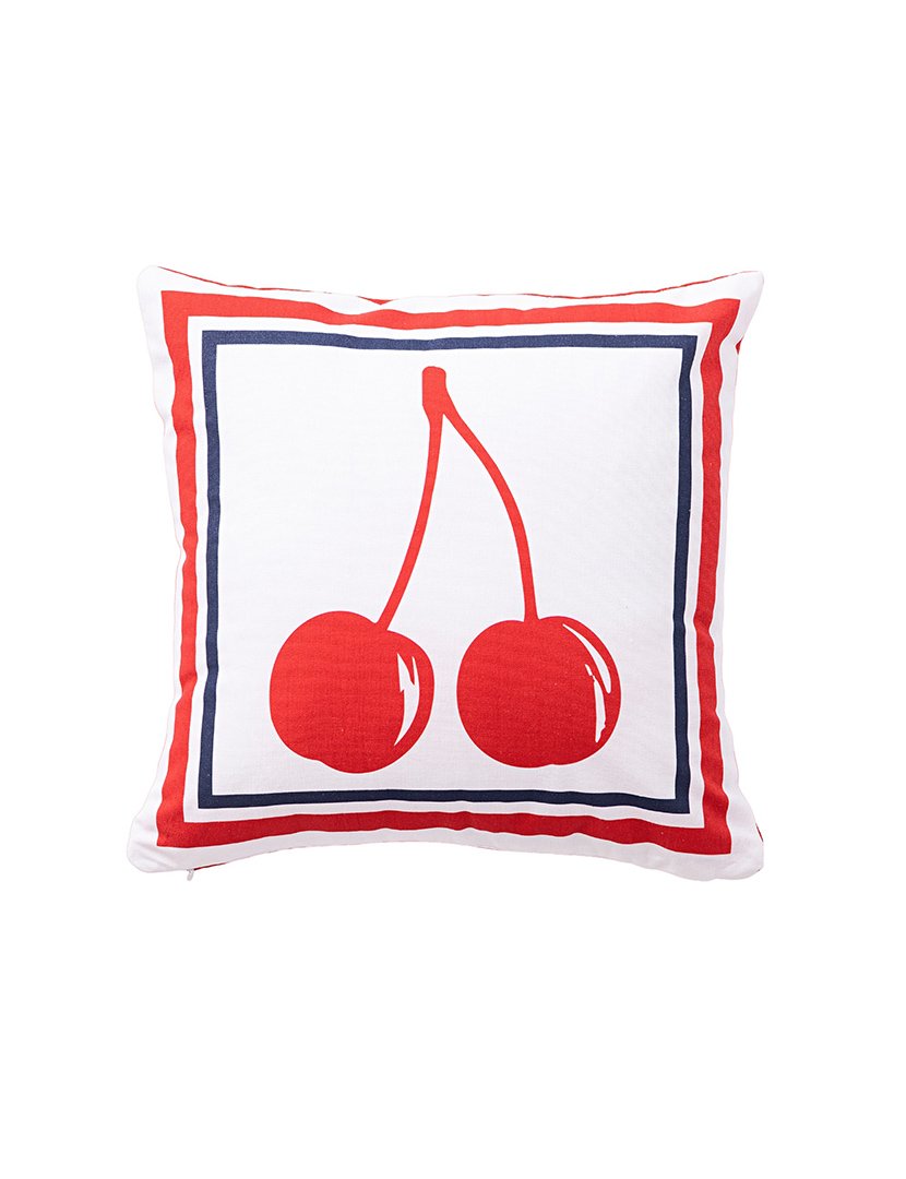 Almofada Cereja Vermelha 40x40 cm