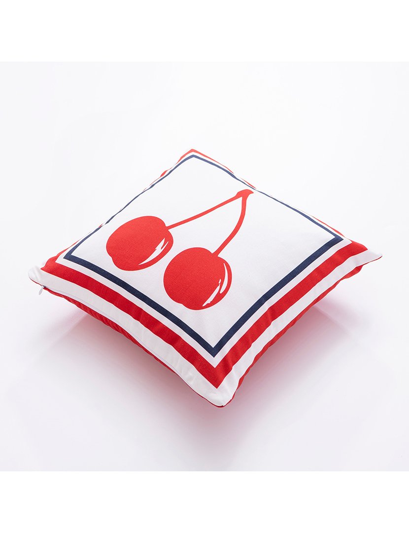 Almofada Cereja Vermelha 40x40 cm