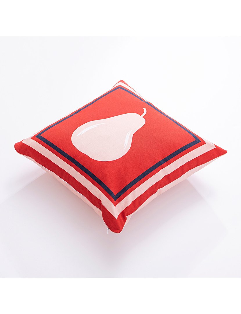 Almofada Pêra Vermelha 40x40 cm