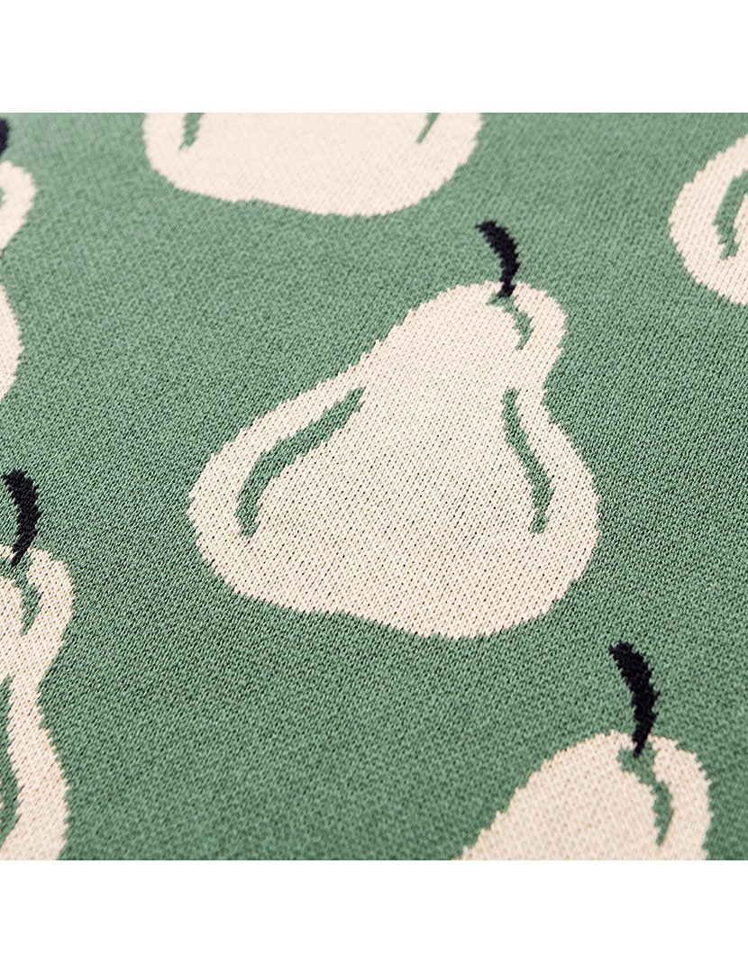 Manta Fruits Vermelho Escuro