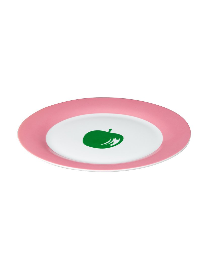 Conjunto 4 Pratos Fruits Rosa