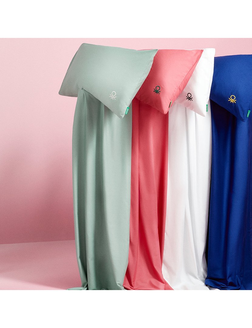 Conjunto Lençóis Azul Marinho 175x200+25 cm