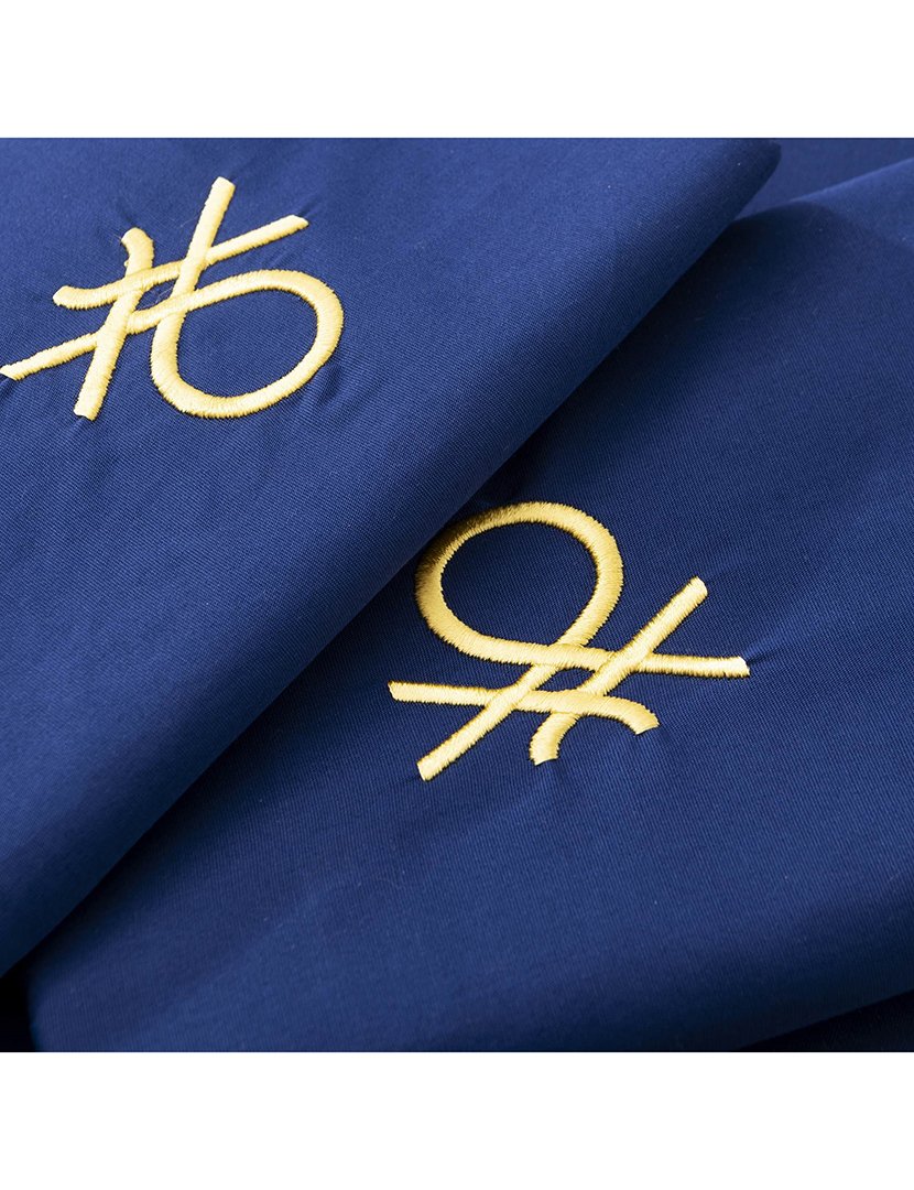 Conjunto Lençóis Azul Marinho 90x200+30 cm