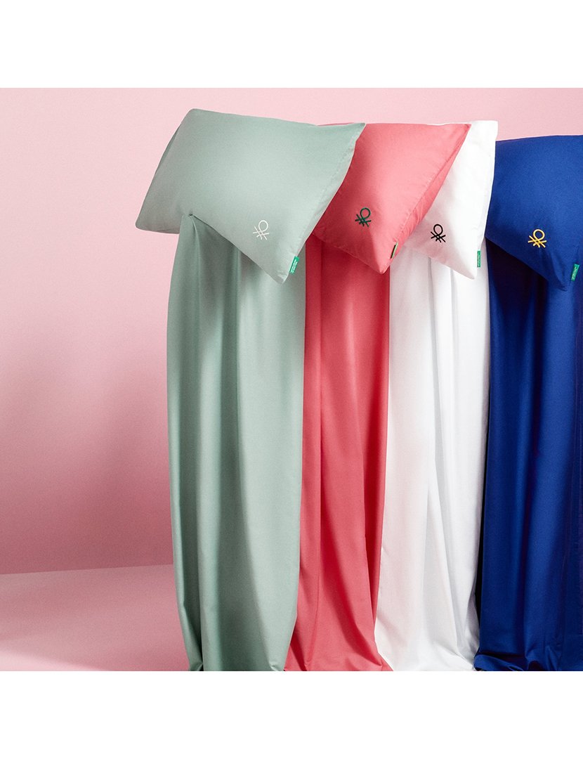 Conjunto Lençóis Azul Marinho 90x200+40 cm